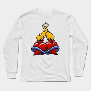 Timelord's Sacred Hearts Long Sleeve T-Shirt